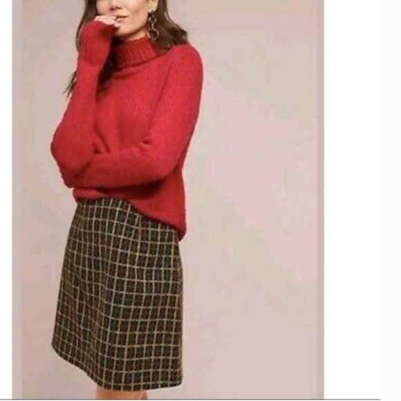Anthropologie Dresses & Skirts - NWT anthropologie black plaid mini skirt